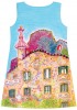 Barcelona cityscape dress