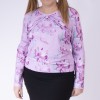 Custom long sleeve blouse with your flower drawing and text. Personalized women's blouse 