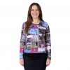 Personalized long sleeve blouse with your photos. Custom women's blouse Tokyo, Japan Personalized long sleeve blouse with your photos. Custom women's blouse Tokyo, Japan