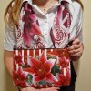 Custom All-Over Print Crossbody Bag with your photo of flowers 