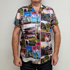Custom Stylish Men's Shirt With Photos | Custom Photo Shirt | Personalized Shirt with Tokyo Photos 