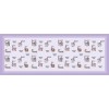 Custom Photo Chiffon scarf with small illustrations - Original gift - personalized scarves 