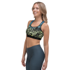 Custom All-Over Print Sports Bra with Your Doodle Drawing 