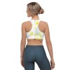 Custom All-Over Print Sports Bra with Your Drawing with Text