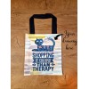 All-Over Print Custom Tote Bag with your Drawing. Shopping is cheaper than therapy personalized bag 